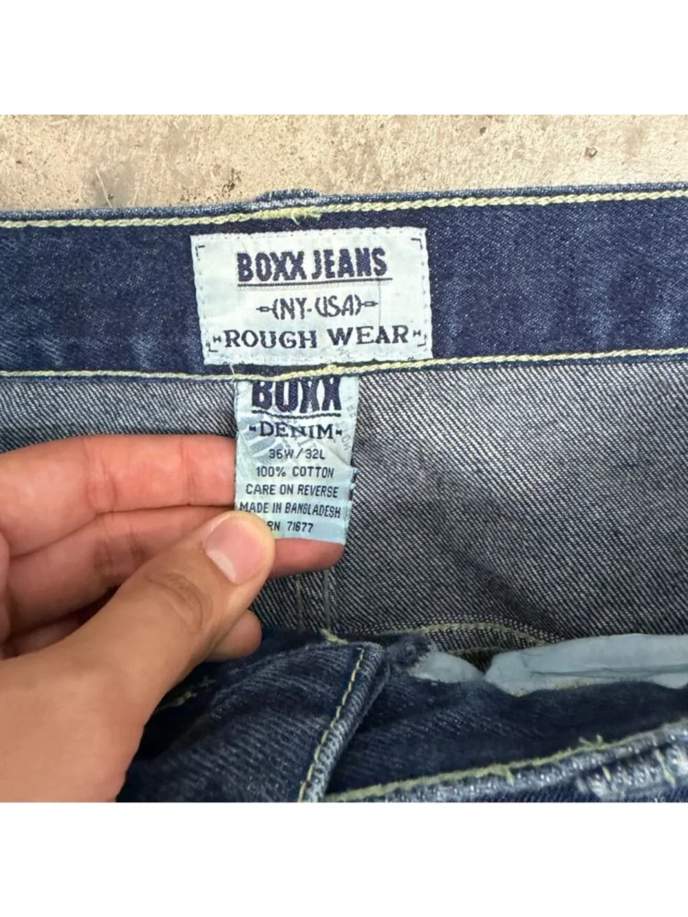 Boxx Jeans button front